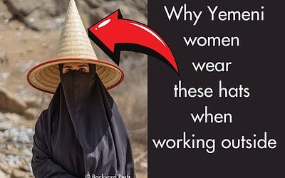 Why Yemeni Women Wear Tall Cone Hats When Working Outside